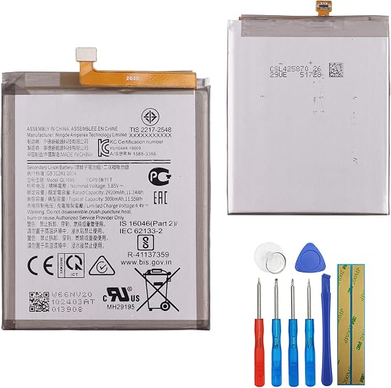 Replacement Battery QL1695 Compatible with Samsung Galaxy A01 SM-A015F with Tools
