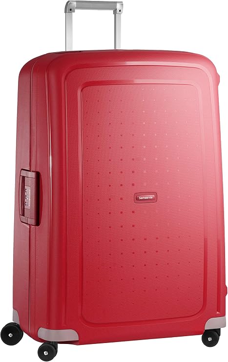 Samsonite S'Cure Spinner Suitcase carmine red