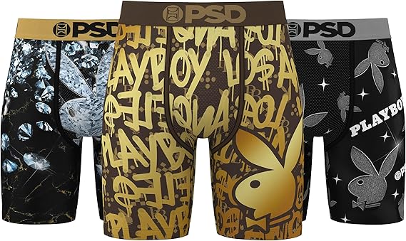 PSD Underwear Mens Und Emblem Lux Boxer Briefs