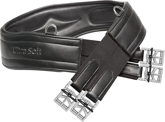 KIEFFER Leather saddle girth Kieffer Ultrasoft