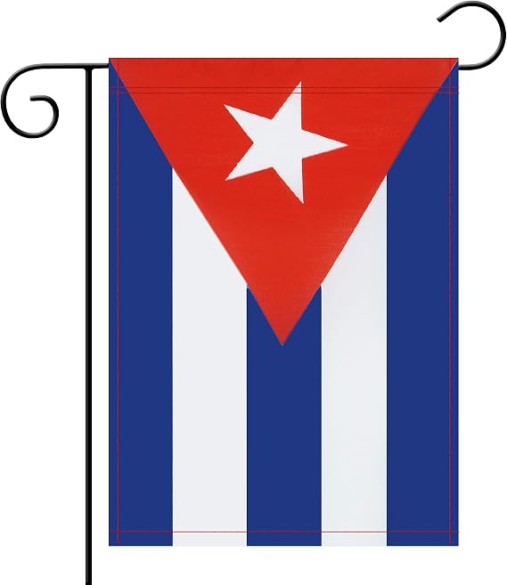 No Logo Garden Flag Cuba Cuban Garden Flag,Garden Decoration Flag,Indoor and Outdoor Flags,Celebration Parade Flags,Anniversary Celebration, National Day,Double-Sided.