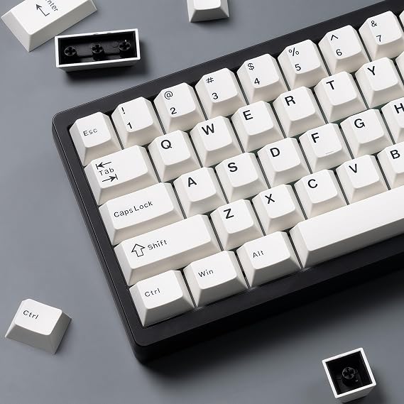 dagaladoo Double Shot PBT keycaps Set, Cherry Profile Keyboard Keycaps