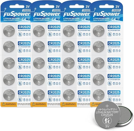 cr2025 Lithium Battery 2025 3V Battery for Car Remote Key (20 Count (Pack of 1))