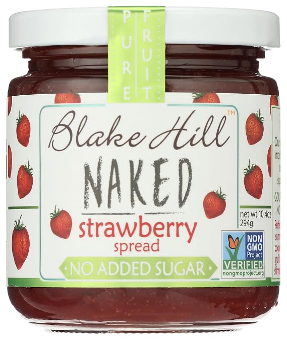Blake Hill Preserves, Jam Naked Strawberry, 10.4 Ounce