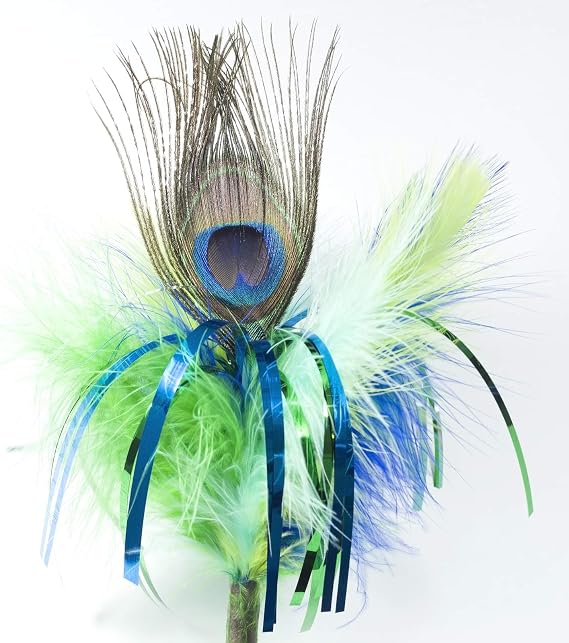 GoCat Peacock Sparkler Cat Toy, 18 in, Assorted Colors