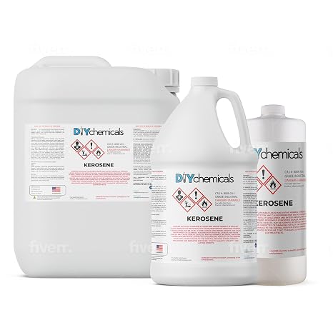 Kerosene - Industrial Grade by DIYChemicals (1 Quart (33.8 fl oz))