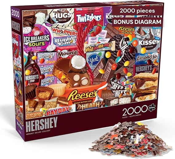 Buffalo Games - Hershey's Deluxe Collage - 2000 Piece Puzzle for Adults