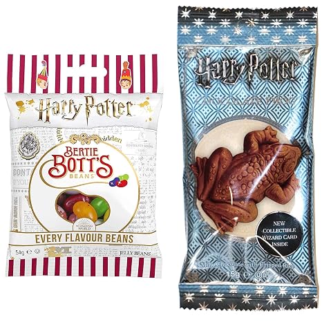 Jelly Belly Harry Potter Bertie Botts Beans 54g & Chocolate Frog 15g