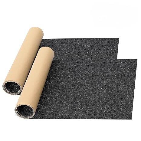 2 Pcs Skateboard & Scooter Grip Tape, 33" x 9", No Air Bubbles, Griptape, Skateboard & Scooter Tape, Non Slip Tape for Skateboards