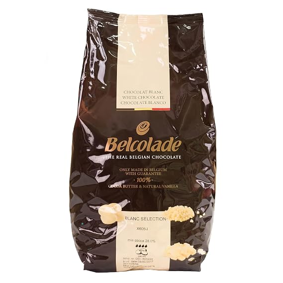 Belcolade Selection Blanc CT - 30% White Chocolate - X605/J Drops 2x5kg Carton - 4010727