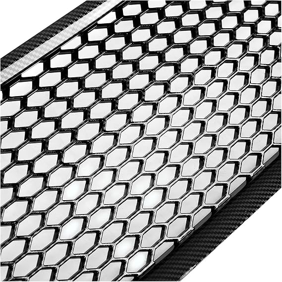 Car Front & Radiator Grilles For Lexus IS250 IS350 2011-2013 Sedan 4-Door F Sport Front Grill Racing Honeycomb Style Upper Bumper Hood Mesh Grid Auto Fronts Grille(Carbon Fiber Look)