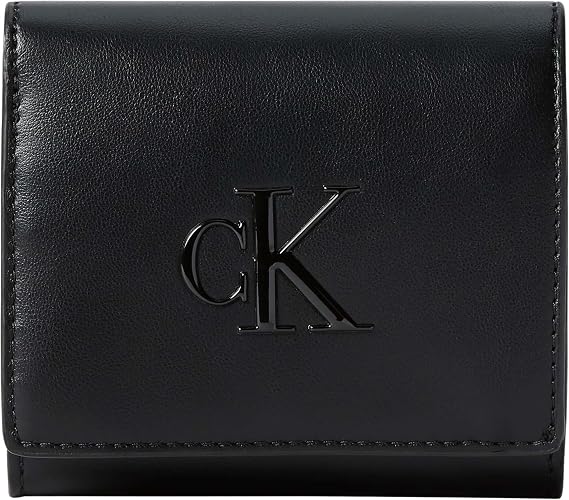 Calvin Klein BOLD CK MEDIUM BIFOLD Kadın Cüzdan Black OS