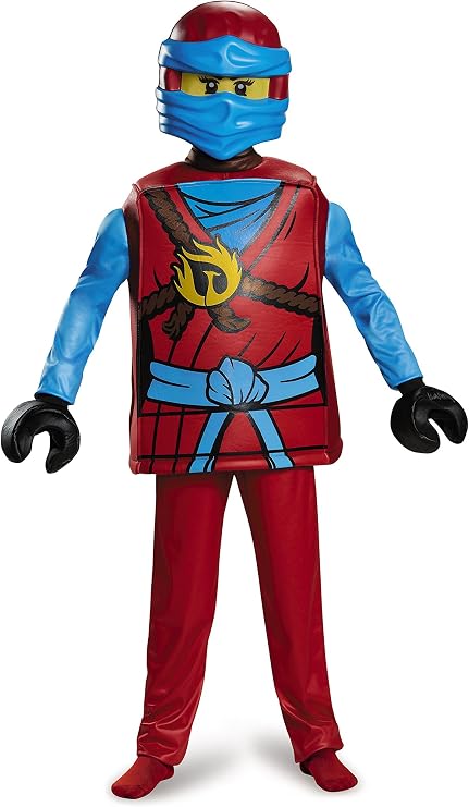 NYA Deluxe Ninjago Lego Costume, Medium/7-8