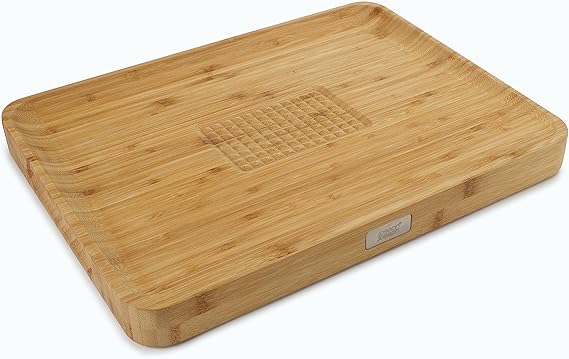 Joseph Joseph Cut&Carve Plus Büyük Bambu Kesme Tahtası, Bambu
