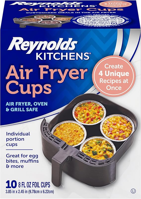 Reynolds Kitchens Disposable Air Fryer Cups, 10pk, 8fl oz