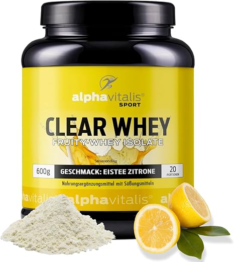 Clear Whey Isolate Powder Iced Tea Lemon - 600 g Fruity Protein Powder