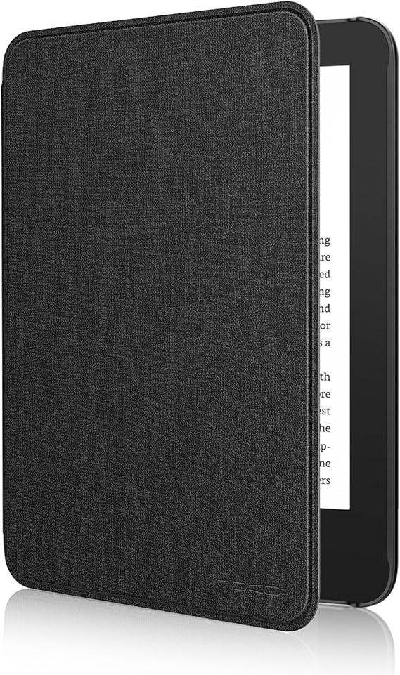 MoKo Case for 6" Amazon Kindle Basic 11th Gen 2024/2022, Denim Black | Lightweight Shell Cover, Auto Wake/Sleep, Slim, Waterproof, for Amazon Kindle Basic 11th gen