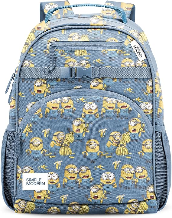 Simple Modern Minions Kids Backpack for School, Girls, Boys | 18L