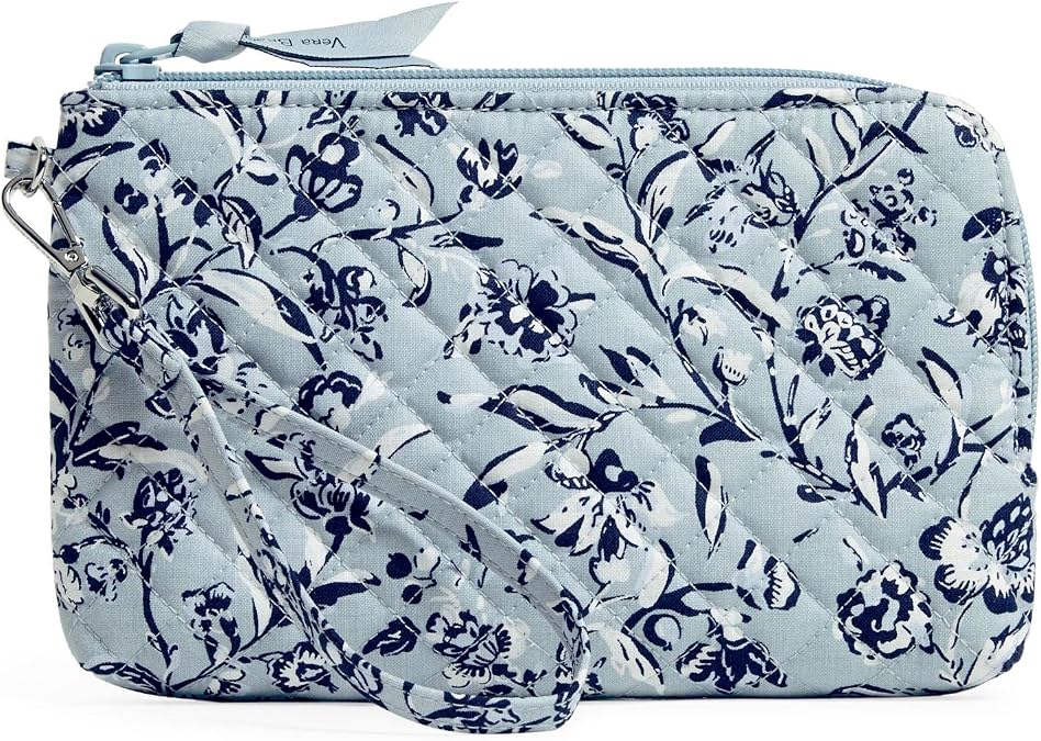 Vera Bradley Women's Cotton Wristlet with RFID Protection