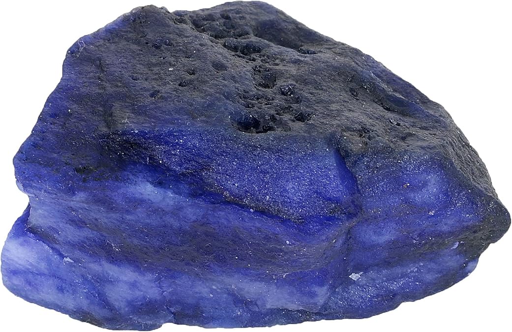 REAL-GEMS 1600 Ct Natural Raw Blue Sapphire Raw Loose Gemstone for Jewelry Making and Healing Crystal Energy Decor Display