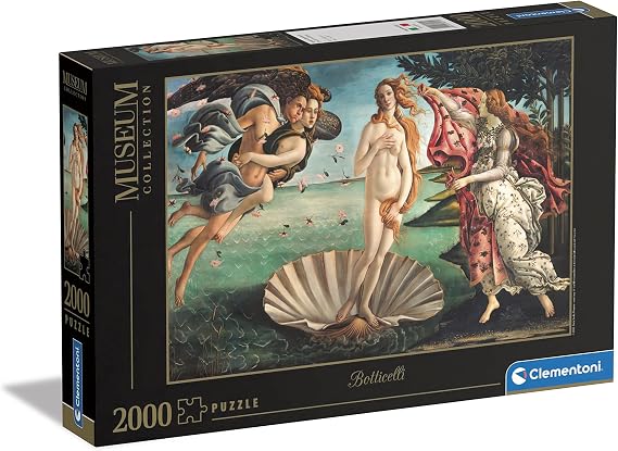 Clementoni - 32572 - Museum Collection Puzzle - Birth Of Venus - Jigsaw Puzzle 2000 Pieces, Made In Italy, Jigsaw Puzzle For Adults