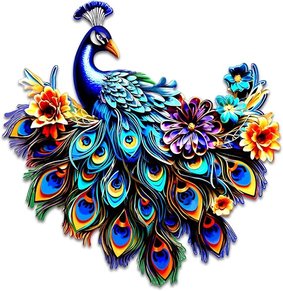 Peacock Decor, Metal Peacock Wall Decor, Creative Peacock Wall Art, Realistic Iron Bird Wall Art for Outdoor Garden Fence Wall Decorations Peacock Wall Art Peacock Wall Decor Bird Wall Art