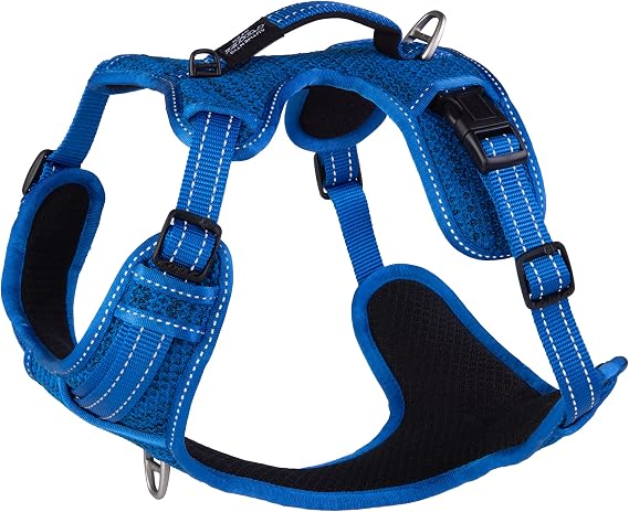 Rogz Explore Padded Harness Blue Large