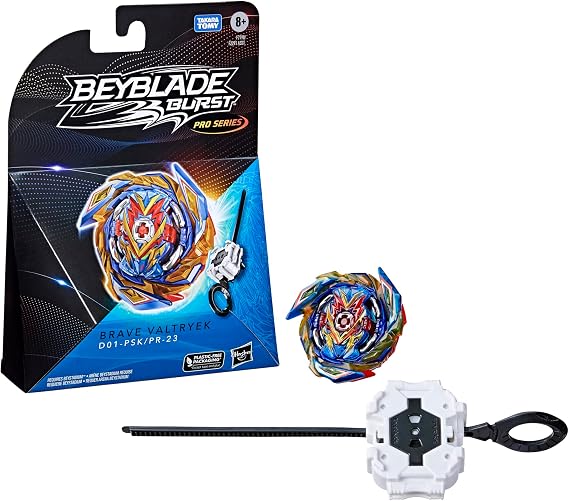 Beyblade Burst Pro Series Brave Valtryek Spinning Top Starter Pack, Attack Type Battling Game Top, Toy for Kids Ages 8 and Up