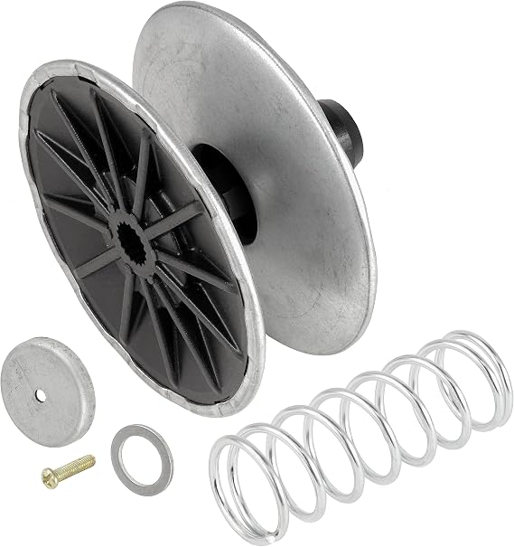 Caltric Secondary Transmission Variator Pulley Compatible with John Deere D105 E100 X105 MIA12482