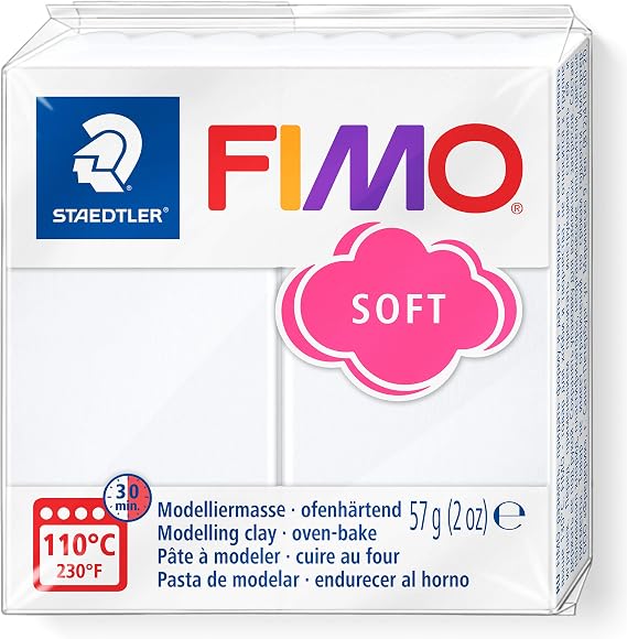 Fimo 8020--0 Fimo Soft Modeling Clay 57 gr. White