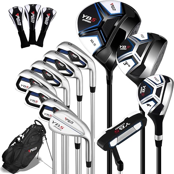 PGM 12/15 Pieces Men's Complete Golf Club Set for Right Handed