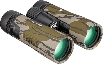 Vortex Diamondback HD 10x42 Binoculars Mossy Oak Bottomland - HD Optical System, Non-Slip Grip, Waterproof, Fogproof, Shockproof, Included GlassPak - Unlimited, Unconditional