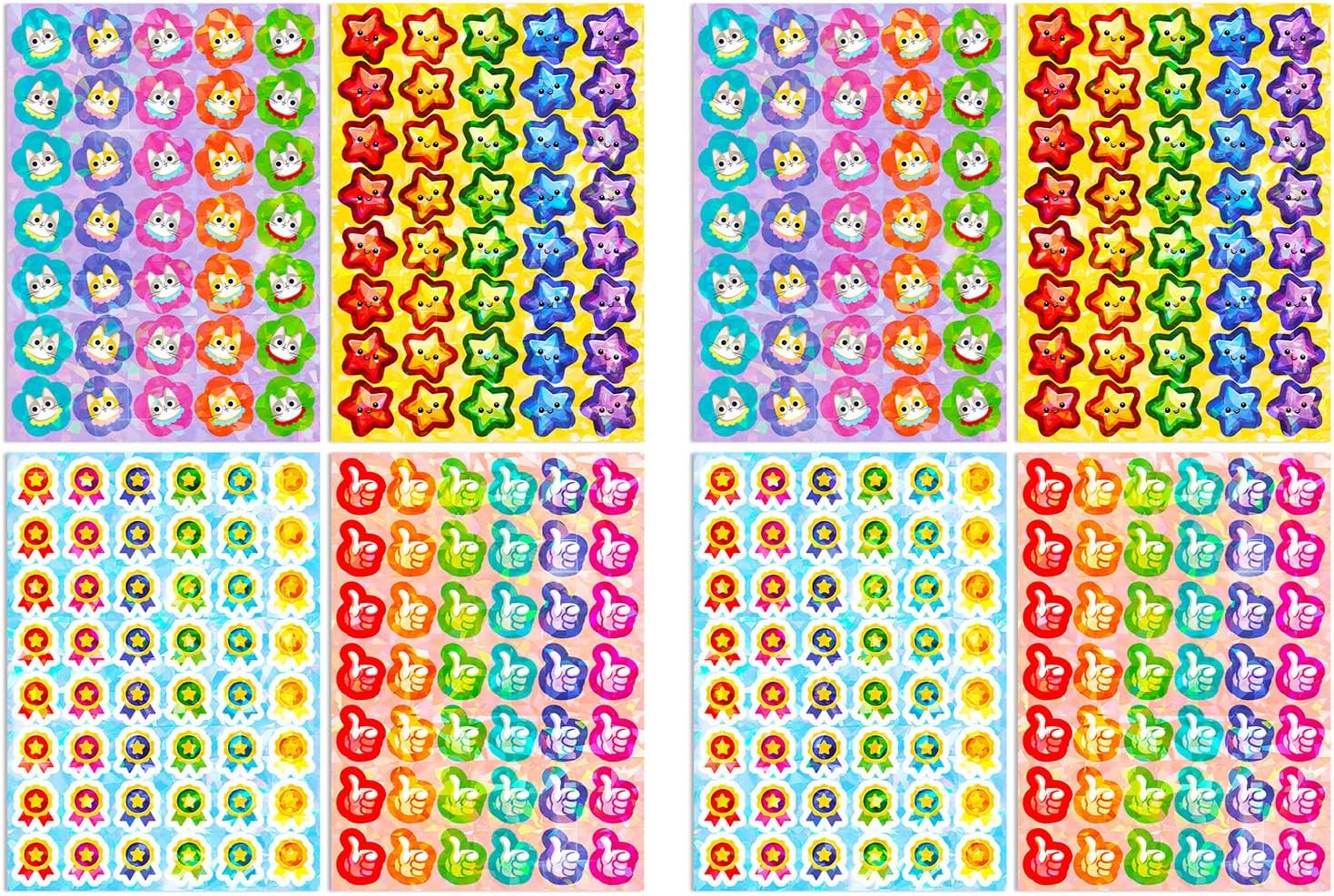 330PCS Multicolor Cartoon Reward Stickers for Water Bottle, Notebook, Laptops & Skin