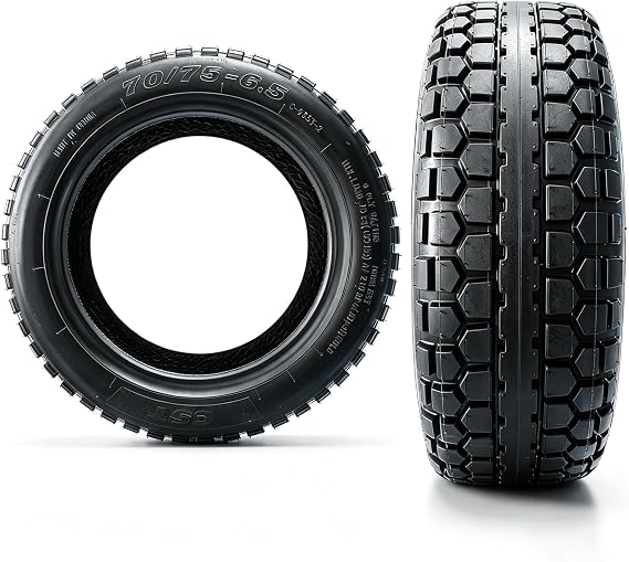 Outer Tire 70/75-6.5 Tubeless Tire for Segway Ninebot S2, Compatible with Ninebot S/Mini PRO Scooter Rubber Outer Non-Slip Tire 10.5 inches(70/65-6.5)Tyre Original Accessories