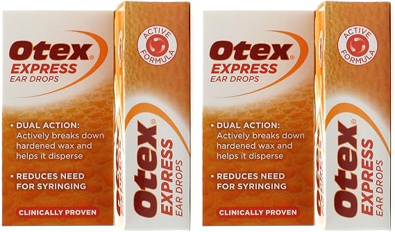 NECALON Otex Express Ear Drops 10ml - Pack of 2