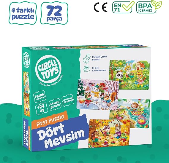 Circle Toys 4 Mevsim Puzzle