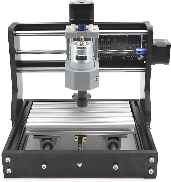 RATTMMOTOR 3-Axis CNC 1610 PRO GRBL Control DIY Mini USB Desktop CNC Milling Machine Carving Machine Working Area 7.1 x 3.9 x 1.8 inches 180 x 100 x 45 mm + ER11 Collet for PVC, Woodworking