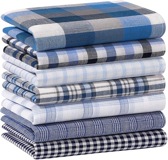 Handkerchiefs for Men, Soft Cotton Assorted Mens Handkerchiefs