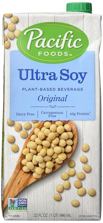 Pacific Foods Ultra Soy Plant-Based Beverage, 32 Ounce