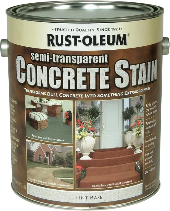 Rust-Oleum Semi-Transparent Tint Base Water-Based Acrylic Concrete Stain 1 gal