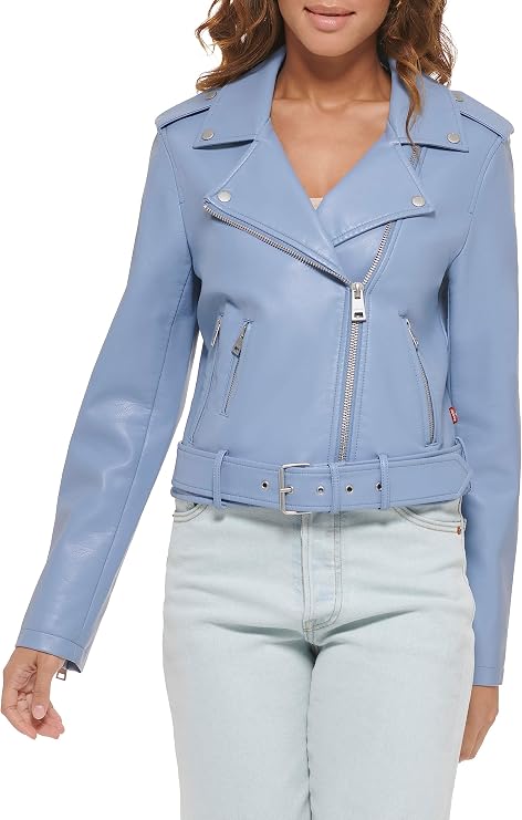 Levi's Women's Belted Faux Leather Moto Jacket