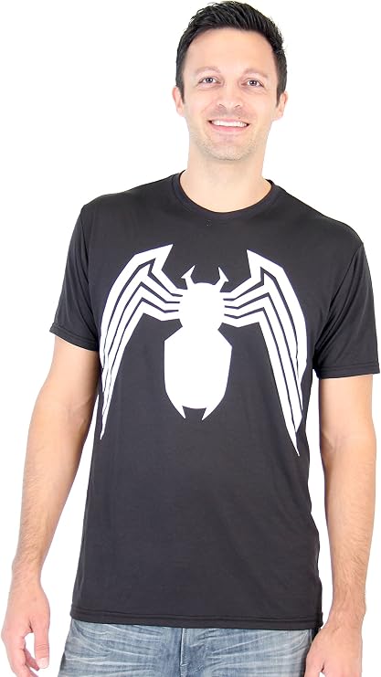 Spider-Man Venom Legs Adult Black Performance T-Shirt