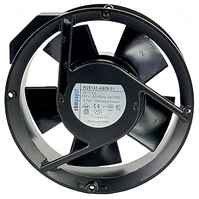 for EBM PAPST W2E143-AB09-01 Axial Cooling Fan, High Temperature Resistant Fan, 172X172X51mm 6078ES 230V 2430W Case Cooling Fan