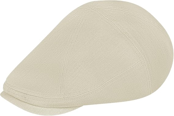 Newsboy Cap for Men Cotton Blend Adjustable Flat Gatsby Ivy Irish Cabbie Beret Hat for Driving Golf Summer