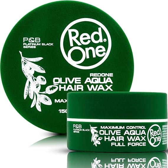 Redone Hair Styling Hair Wax Olive 150ml | Strong Hold & Maximum Control | Full Force Styling | Olive Oil Infused Shine Formula | Non-Greasy Barber Wax for Men & Women |