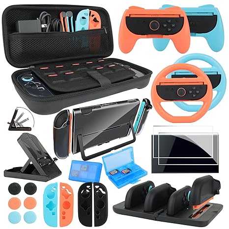 23 in 1 Accessories Family Bundle Game Kit for Nintendo Switch 2