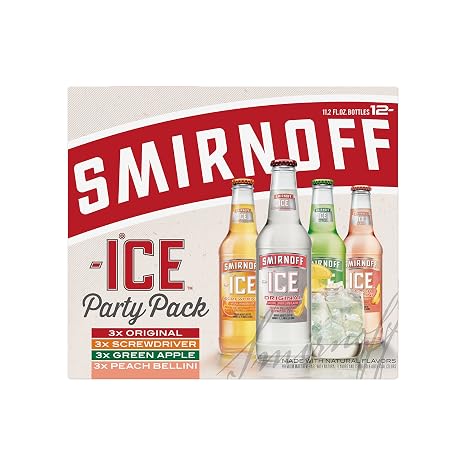 Smirnoff Ice Party Pack, 12pk, 11.2 Fl Oz Bottles