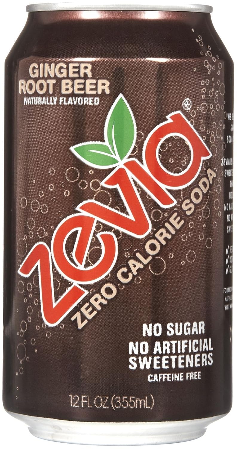 Zevia Diet Soda - Ginger Root Beer - 12 oz - 6 pk