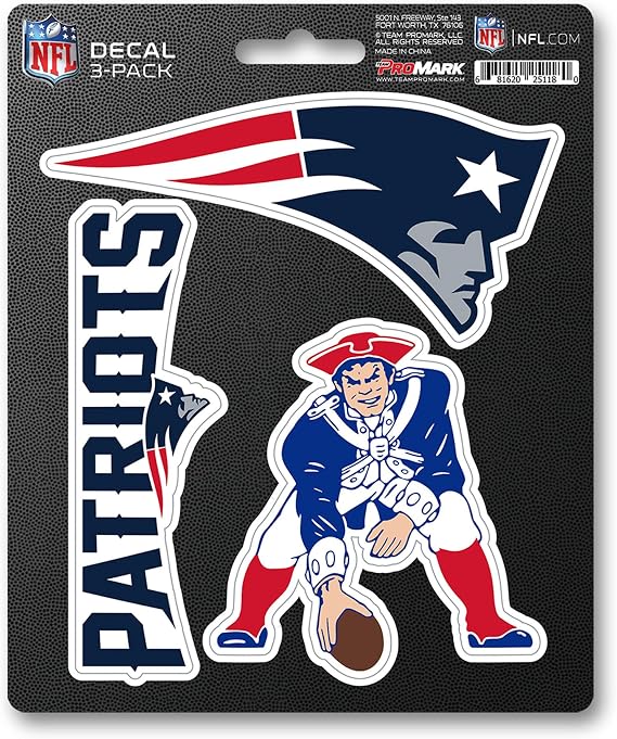 NFL New England Patriots Team Decal