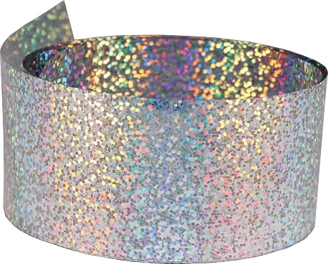 Bird-X, Holographic Bird Scare, Iridescent Foil Reflective for Multi-Sensory Attack, Easy to Install, 2" W x 25' L